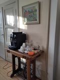 Kaffemaskina i salongen